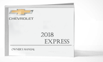 2018 Chevrolet Express Owner Manual Car Glovebox Book