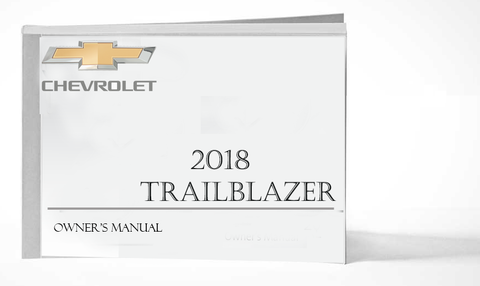 2018 Chevrolet Trailblazer Owner Manual Car Glovebox Book