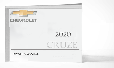 2020 Chevrolet Cruze Owner Manual Car Glovebox Book