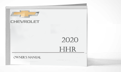 2020 Chevrolet HHR Owner Manual Car Glovebox Book